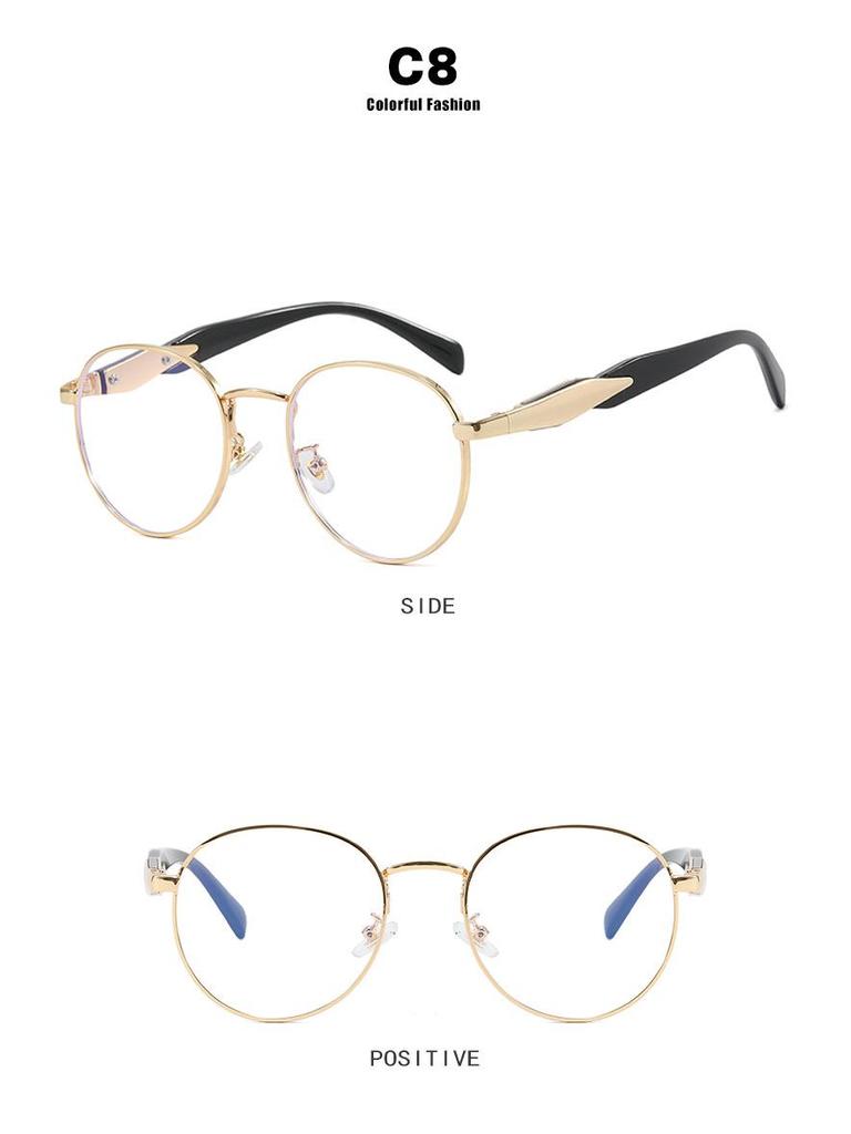 2024 Round Fashion Sunglasses: European & American High-End Street Style