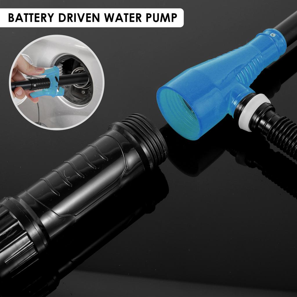 Transferpump Elektrisk Sifonpump 2,2 Gallon per Min Effektiv Bränsleöverföringspump Utomhusfordon Bränslegasöverföring