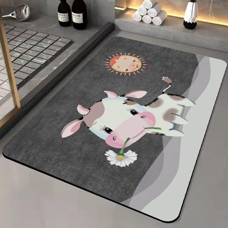 Diatom Mud Floor Mat Absorbent Non-slip Mat Household Door Quick Drying Mat Toilet Toilet Bathroom Shower Floor Mat