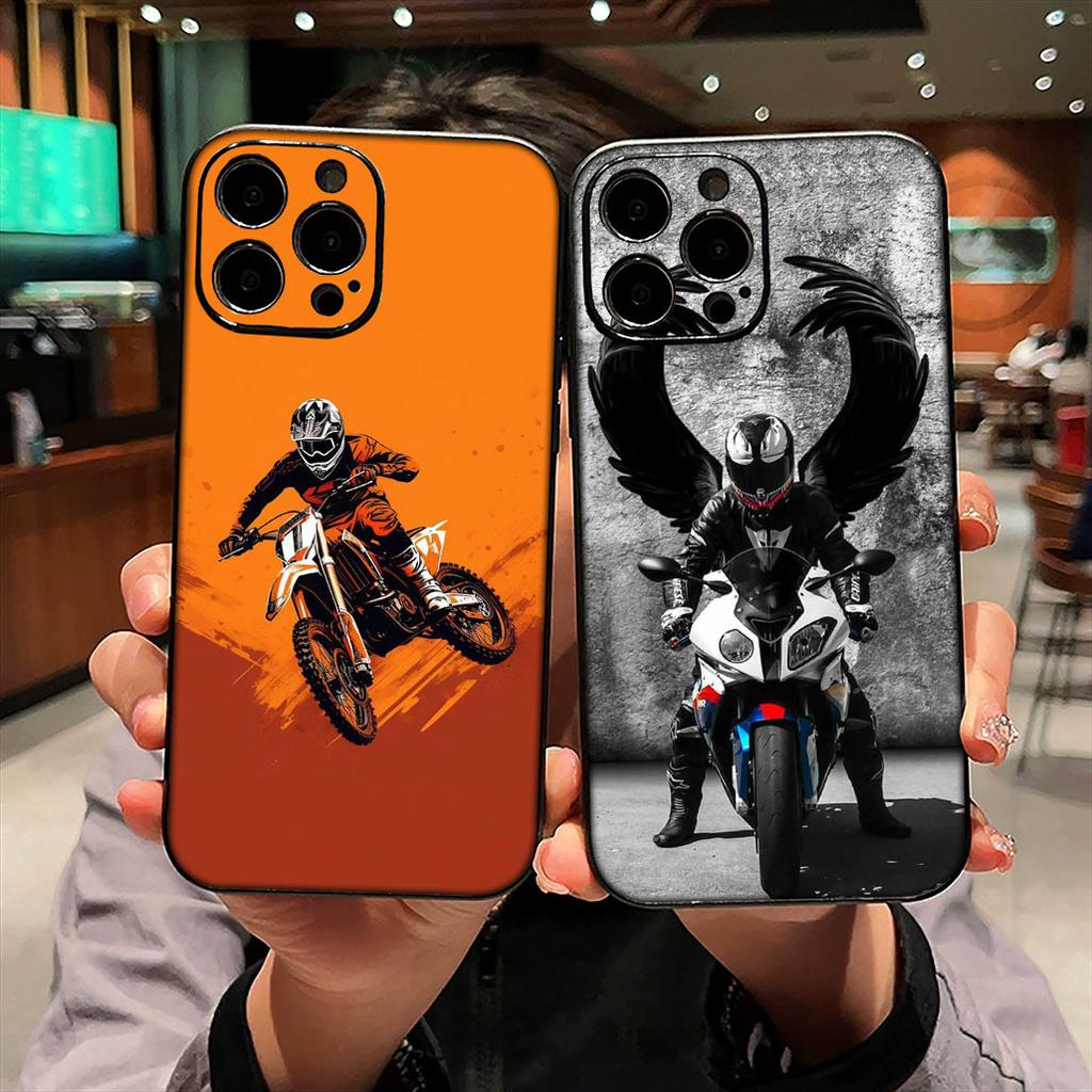 Coque Cover for Apple iPhone 16 11 13 14 15 Pro Max 7 6 8 Plus SE2 SE3 + 16E SE 2022 Case Moto Cross Motorcycle Sports Mobile