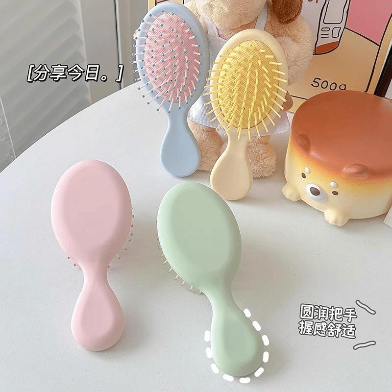 Macaron Airbag Comb, Girl, Student, Beauty, Portable, Small Air Cushion, Massage Comb, Home Use, Hairbrush, Small Comb