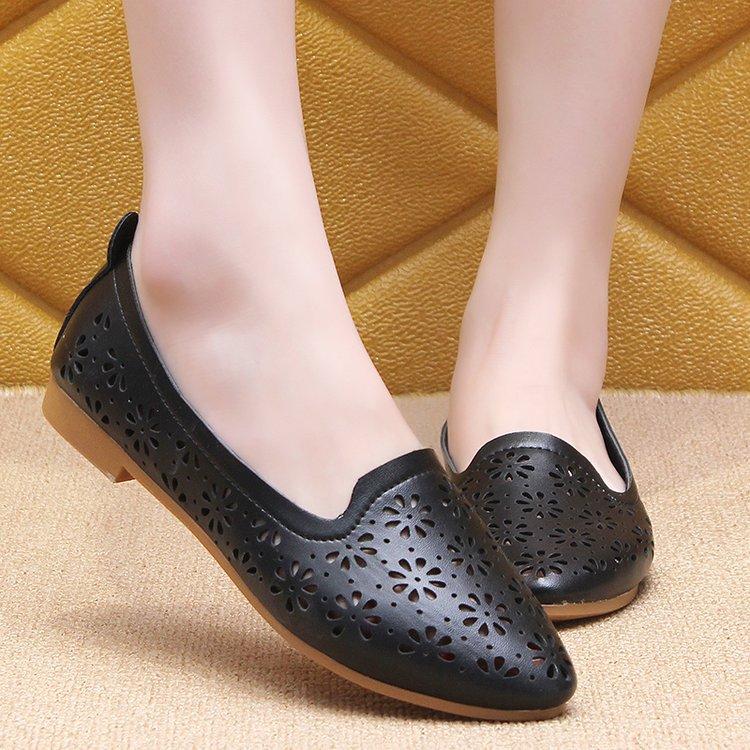 

Модный стиль Женская обувь на плоской подошве с острым носком и вырезами Мокасины с вырезами на плоской подошве Женские сандалии Zapatos mujer Женская обувь ujm89 4 чёрный