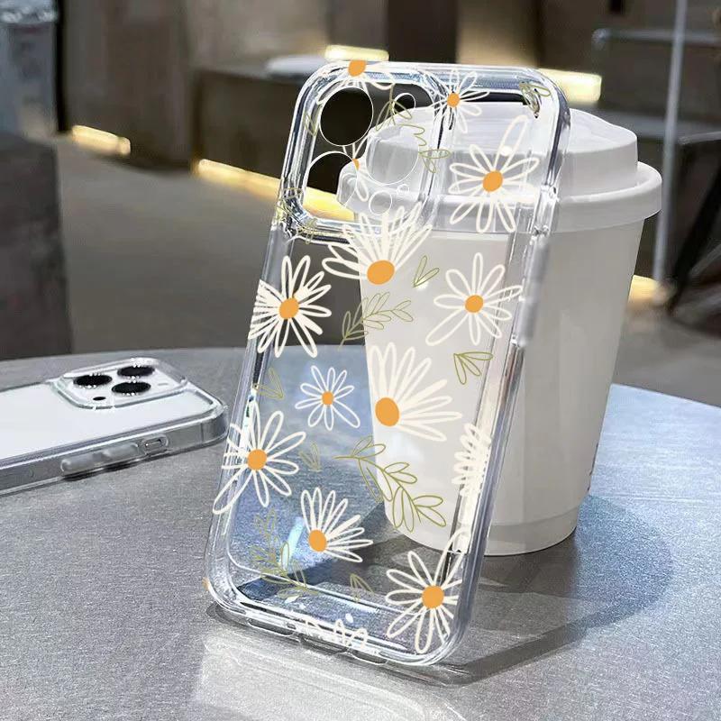 

Honeybee Flower Soft Clear Phone Case For iPhone 16 Pro Cases iPhone 15 14 13 12 11 Pro Max XS X XR 7 8 16 Plus SE 2025 Cover iPhone 16 Pro