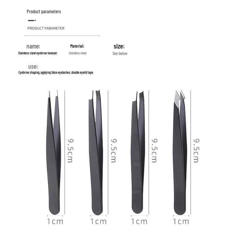 Edelstahl 96 Damen Augenbrauen- und Wimpernhaarentfernungs Pinzette