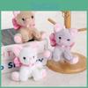 Animal Plush Cat Toy With Short Pile Plush For Backpack Accessory