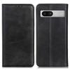 Split Leather Cell Phone Case for Google Pixel 7a,Wallet Stand Shockproof Phone Cover