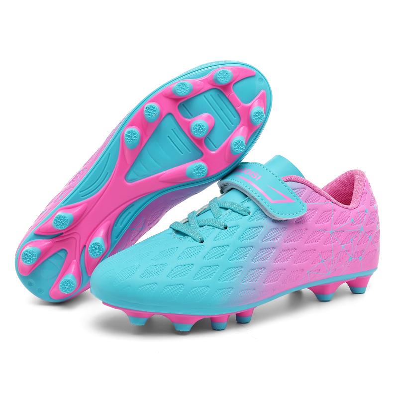 28-39 Crampons Football Garçons Caoutchouc Picots Semelle Souple Enfant Professionnel Gazon Artificiel Entraînement Crampons Football Filles