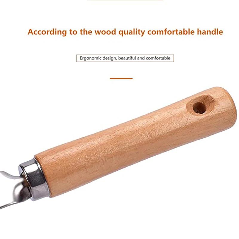 Stainless Steel Manual Weeder Garden Outdoor Hand Weeding Tool Removal Farmland Puller Dandelion Digging Lawn Weeder Transplant