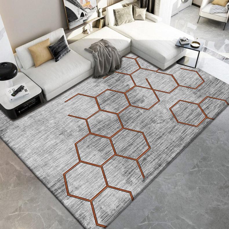 Carpet Living Room Bedroom, Bedside Carpet Autumn and Winter Simple Room Floor Mat Easy To Maintain