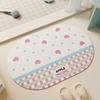 Bathroom absorbent diatom mud toilet  doormat toilet toilet floor mat toilet carpet