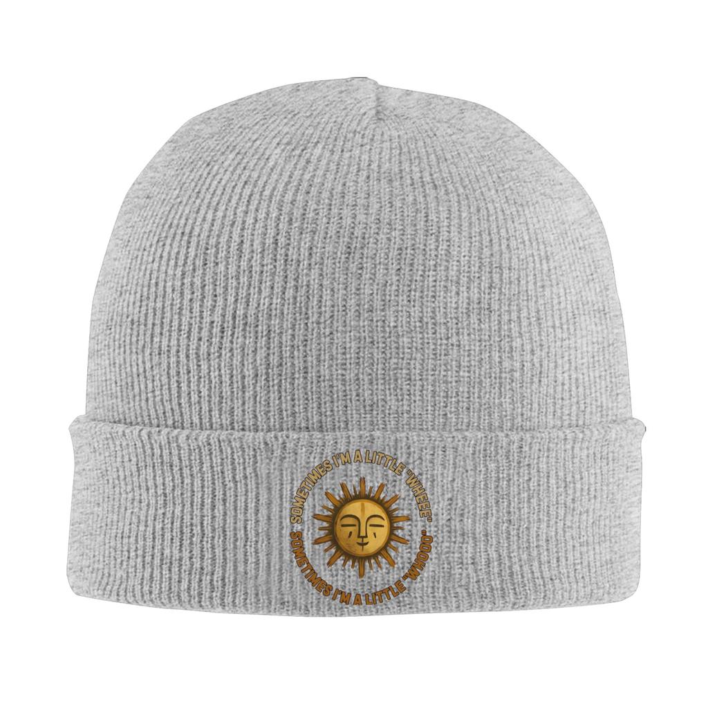 Adult Sometimes Im A Little Wheee Esquie Mon Ami Clair Obscur Expedition 33 Beanie Hats Vintage Knit Hat Spring Kpop Caps