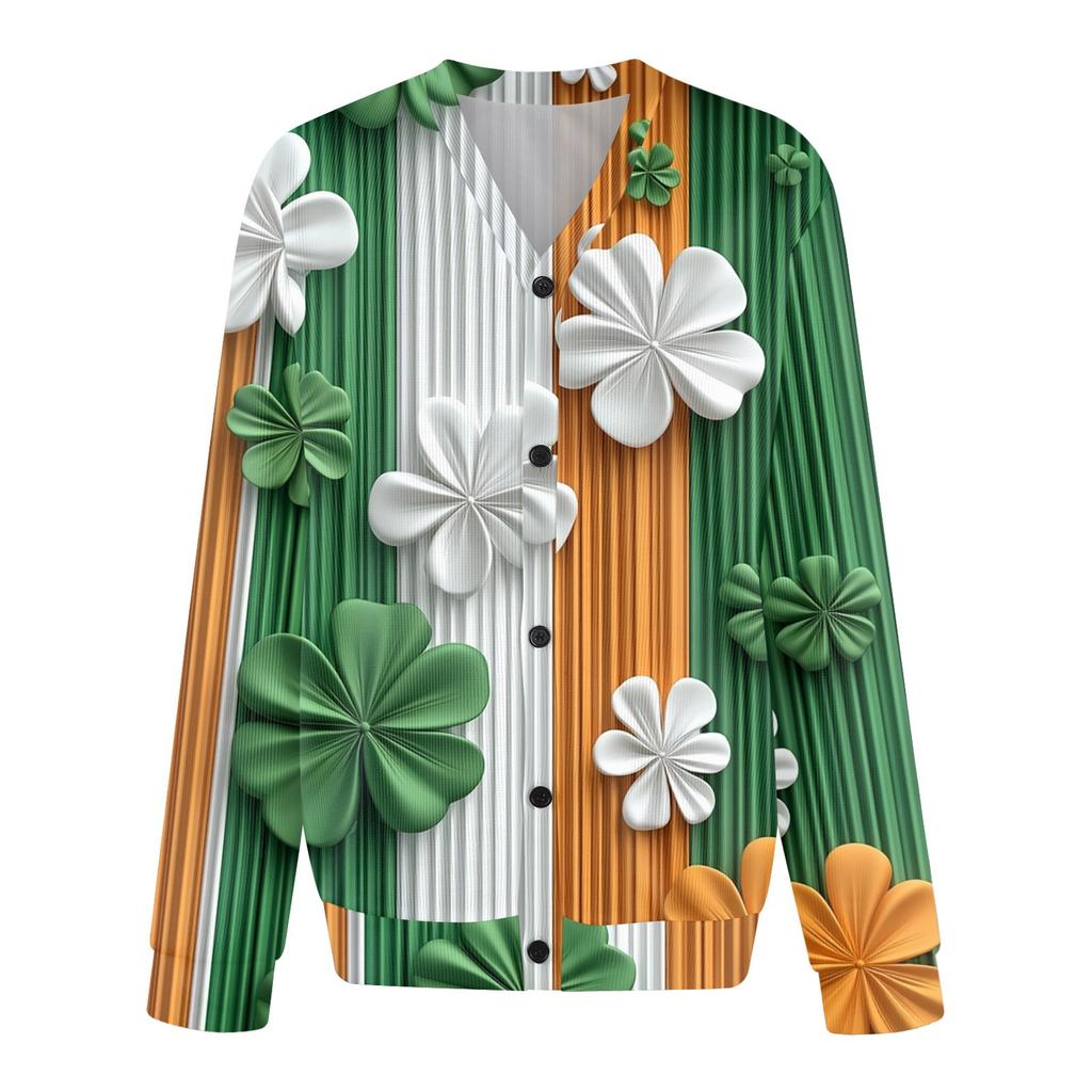 Men'S Casual Long Sleeved Single Breasted Fashionable Cardigan Button Up Jacket