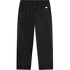 Li Ning Chinese Culture Series Solid Color Mid Waist Drawstring Comfortable Breathable Straight Leg Casual Pants Unisex Bottoms Black AKXU185-1