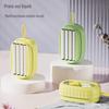 Soft Rubber Foaming Laundry Brush with Press-to-Dispense for Intimate Clothing and Underwear Cleaning