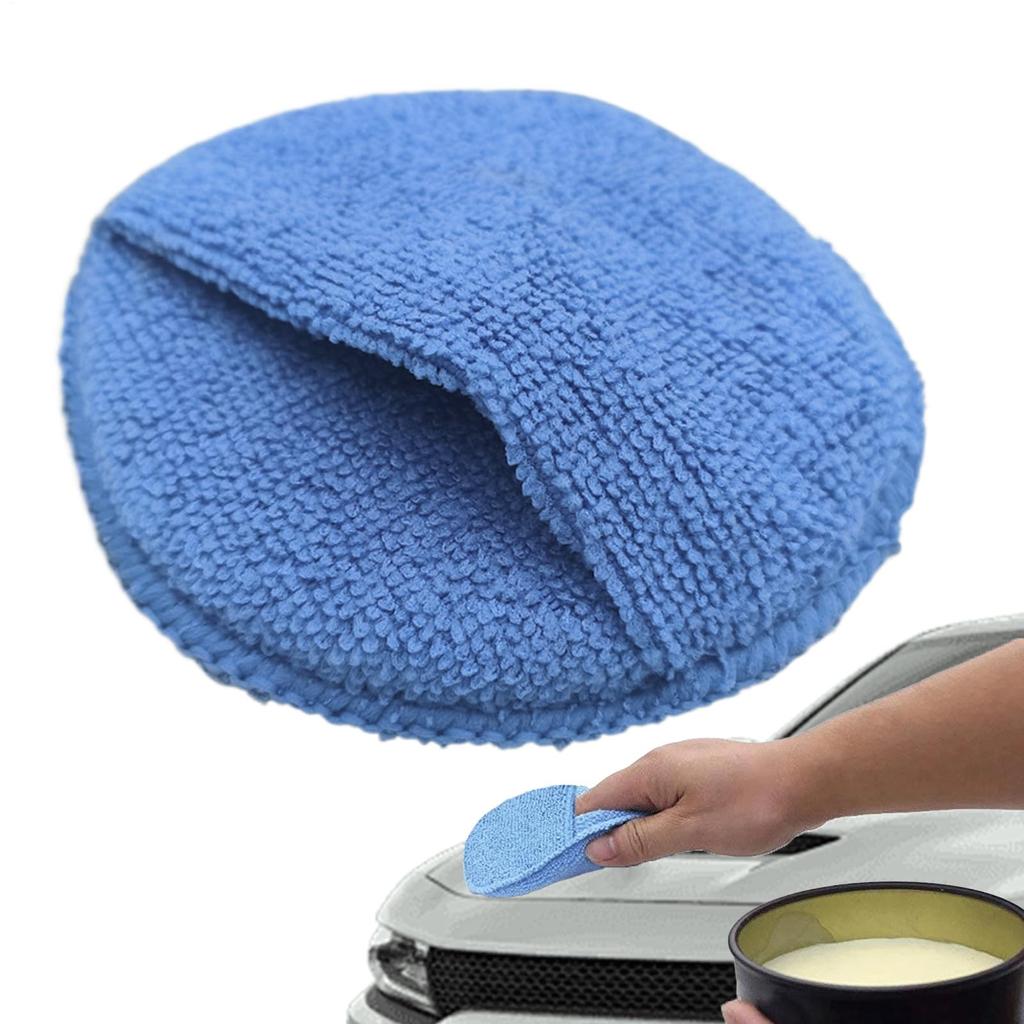 Applicator Pad Detailing - Polish Application Pad - Fine Fiber 13cm Polishing Sponge with