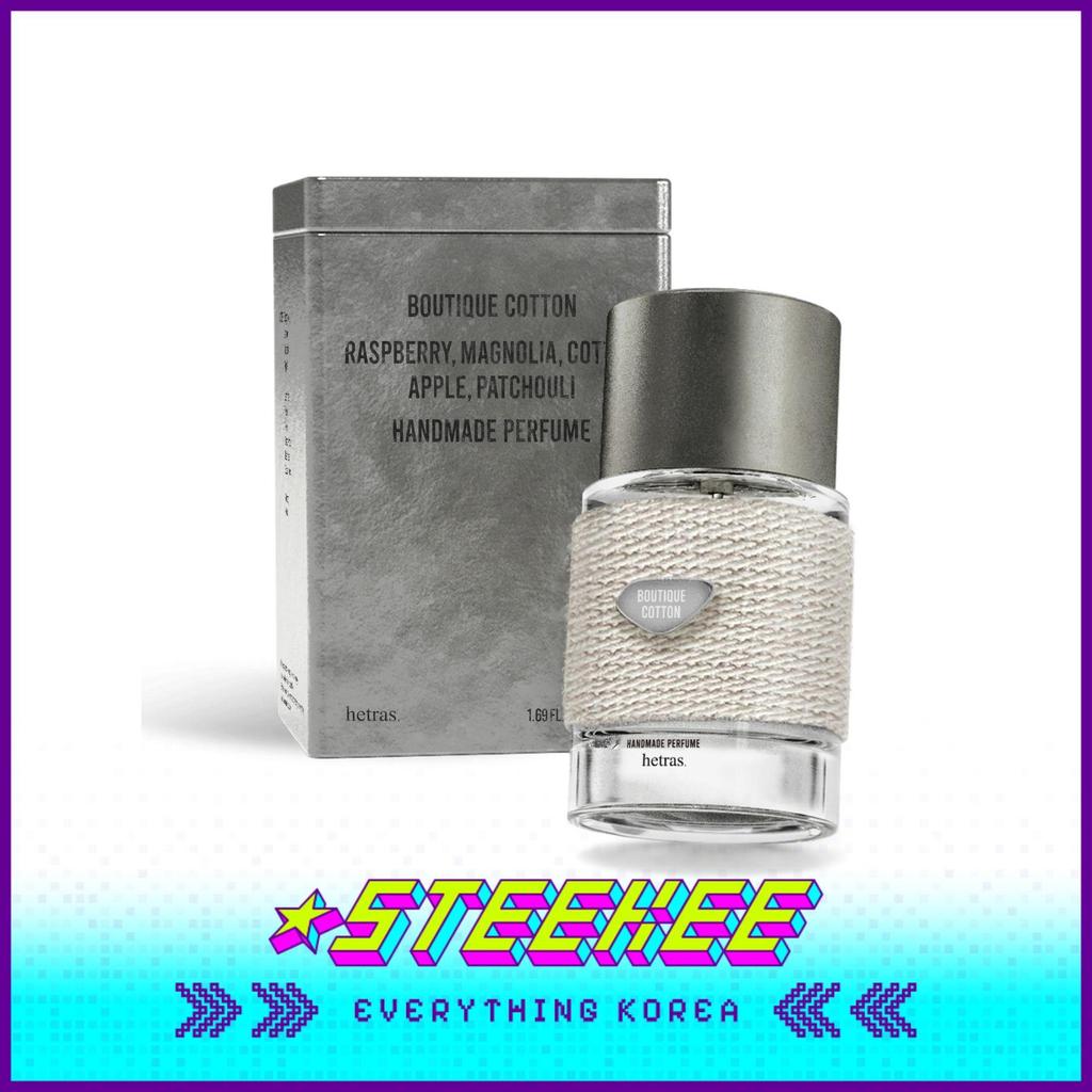 Hetras Handmade Perfume Atelier Tea Boutique Cotton Seowon Royal Wood 50ml by Steekee Korea 3051