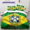 CBF Brasil Pattern Bedding Home Decoration Birthday Gift (1 * Duvet Cover + 2 * Pillowcase, Without Core)