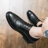 Footwear Oxfords Dress Brogue Classic Office Designer Business Formal Man Banquet Wedding Office Men's Wingtip Boos Derby Shoes