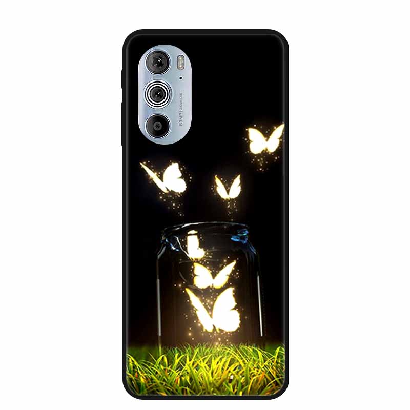 For Motorola Moto Edge Plus 2022 Case Soft Silicone TPU Back Cover Case For Motorola Edge+ 5G UW 2022 Funda Wolf Cartoon Coque