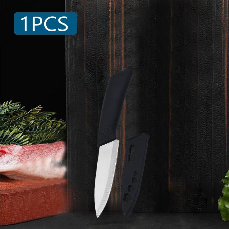 WXCOO Kitchen Knives Meat Cleaver Slicing Knife With Cover Multifunctional Barbecue Lamb Steak Knife Bottle Opener Meat Cutting