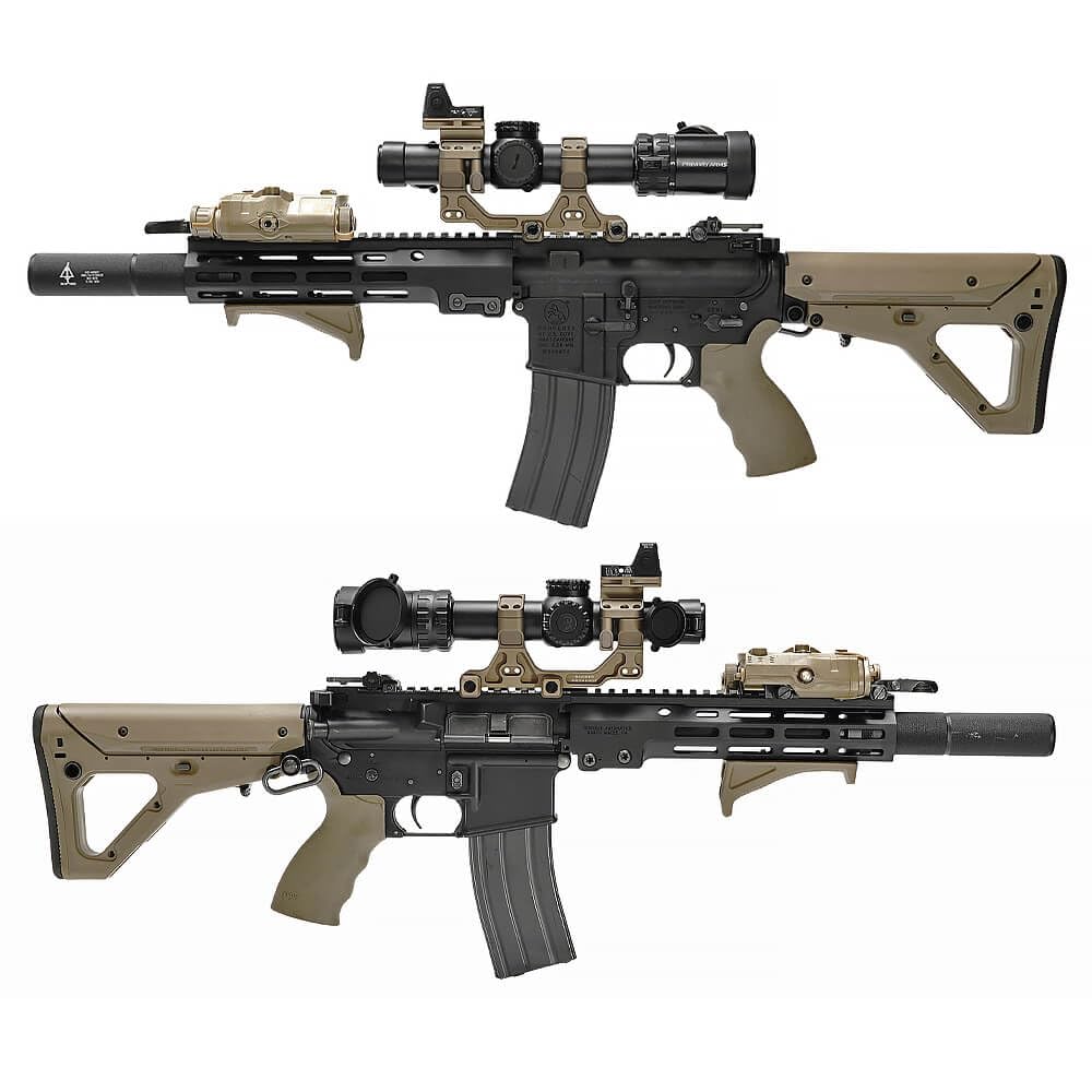 Evolution Gear Badger Ordnance Condition One Replica 6068 Aluminum Scope Mount with RMR Mount [30mm Diameter  1.93"]