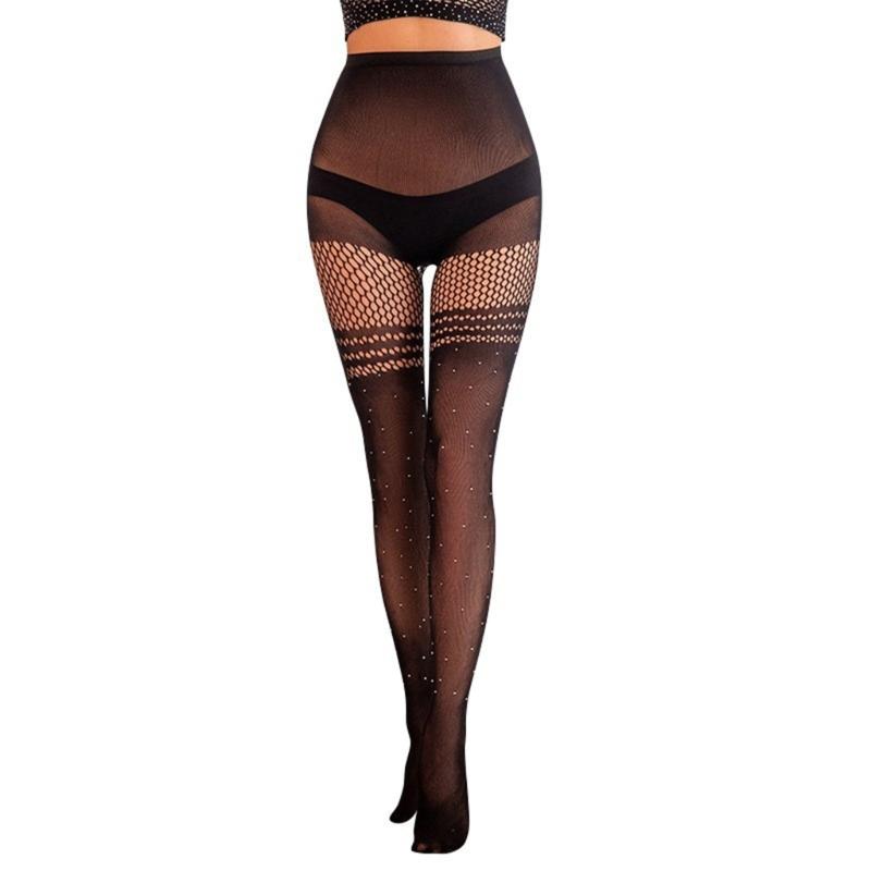 Lace Fishnet Thigh High Garter Stockings Patterned Tights for Women Garter Belt Tights Suspender Pantyhose Streetwear 1
