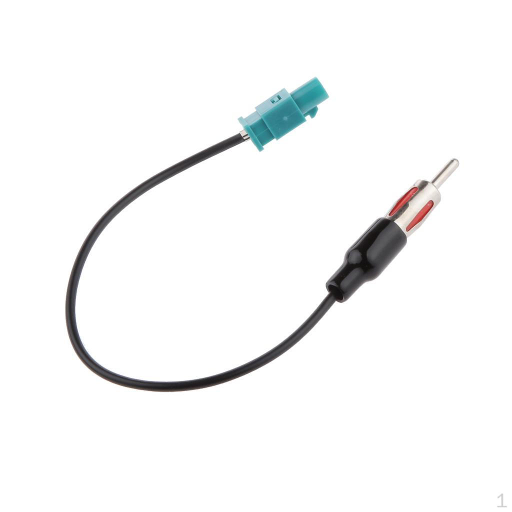 

9 Universal Car Radio Amplified Adapter Extension Cable Lead Male Plug