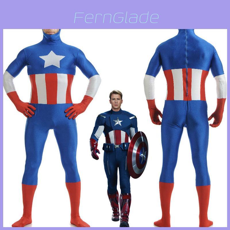 Stunning Avengers Superhero Captain Costume With Exquisite Workmanship For Adults