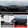 Autorder Dashboard Cover Mat for Ford Escape 2020 2021 2022 2023 2024 2025 Accessories Dash Cover Suede Dash Mat Sunshade Glare UV Rays Protector