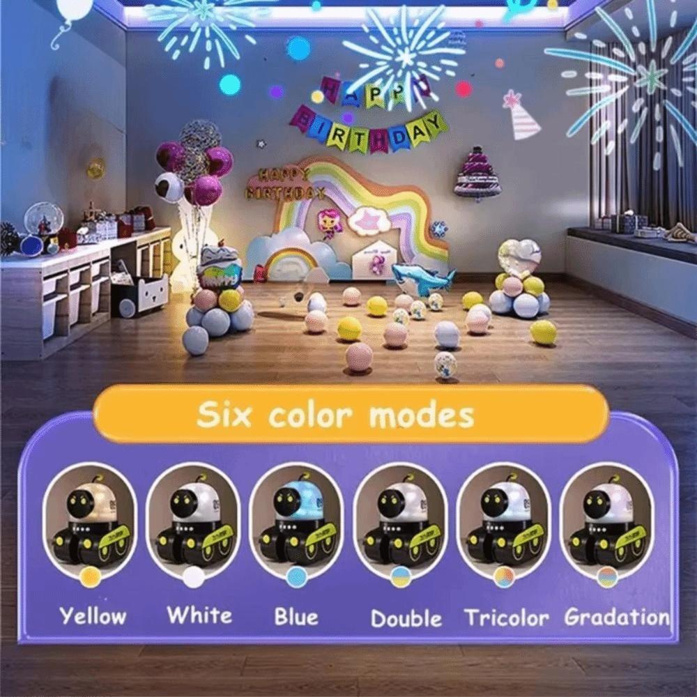 Ocean Jellyfish Projection Robot Tank Projector Lamp Cartoon Holiday Projector  Kids Room Decor