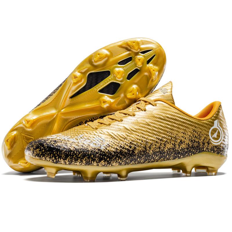 Low-top Actual Combat Football Shoes Men's Spikes Grass Kicking Shoes Adult and Older Children's Game Training Shoes