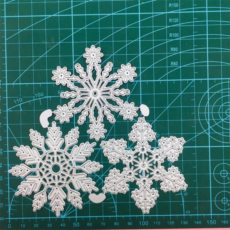 Snowflake Embossing Cutting Dies Embossing Die Cuts for Birthday Card Party Invitation Making DIY Scrapbooking Craft