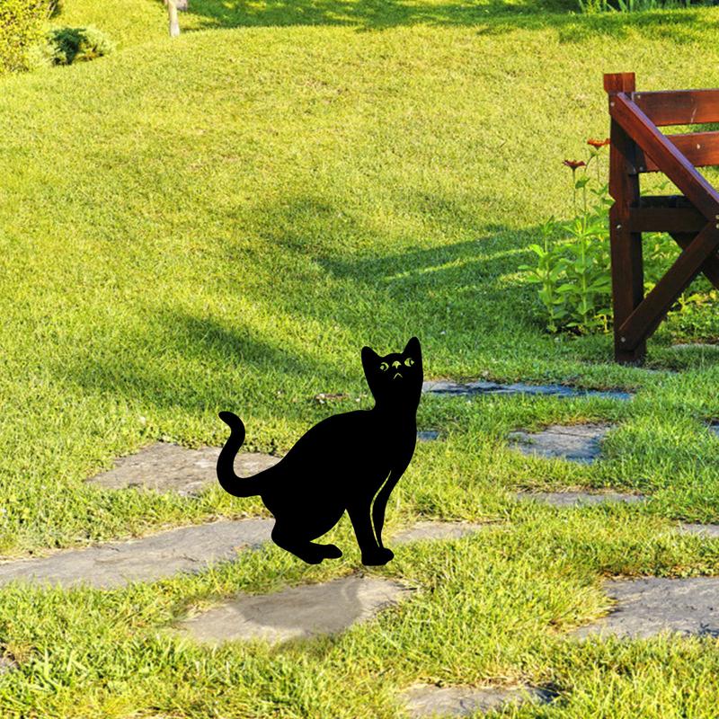 Acryl Katze Garten Dekorative Pflanzstecker Outdoor Gartendekor Haushaltssilhouette Pflanzstecker Für Höfe Garten Hauswaren Und Einrichtungsgegenstände