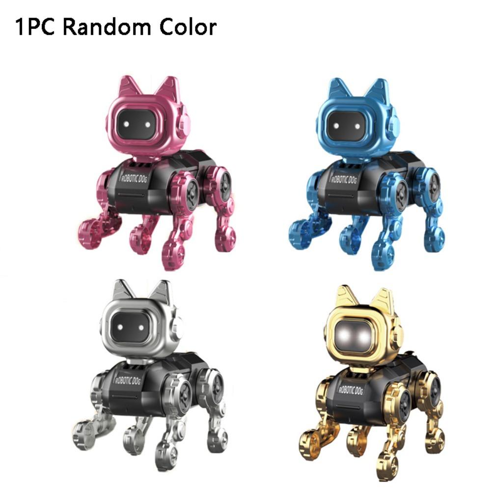 

Interactive Touch Electronic Stunt Pet Plastic Walking Dancing Robot Dog Kids Birthday Gift Random Color