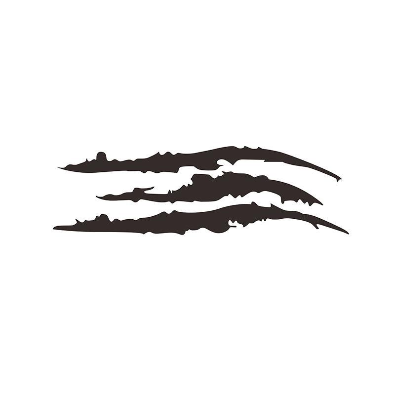 

Monster Claw Car Stickers Automobile Hood DIY Vehicle Headlight Refit Reflective Vinyl Decal Ghost Paw Scratches Auto Decoration чёрный