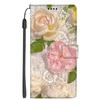 Leder Klapphülle Für Tecno Spark 10C Hülle Spark10 Pro 2023 Blumen Magnetische Brieftasche Buch Ständer Handyhülle Für Tecno Spark 10