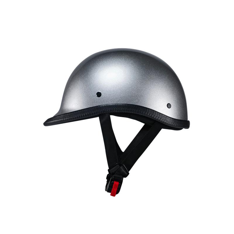 Motorcycle DOT Half Face Helmet Half Cap Vintage Open Face Fashion ABS Retro Motorcycle Half Helmet One Pedal Scooter Helmet