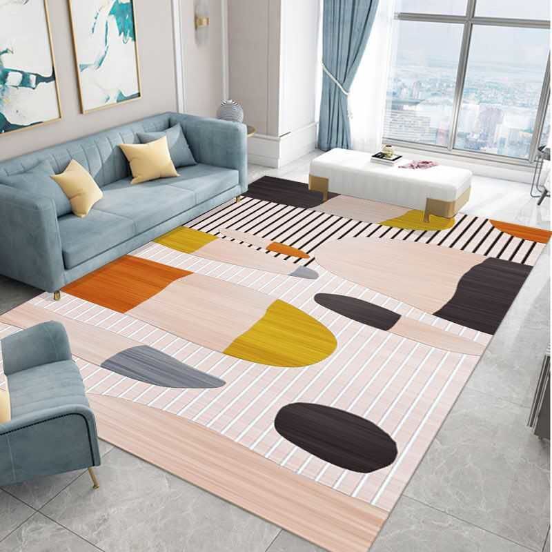 Living Room Carpet Dirt Resistant Easy To Maintain Sofa Coffee Table Non Slip Bedroom Bedside Carpet