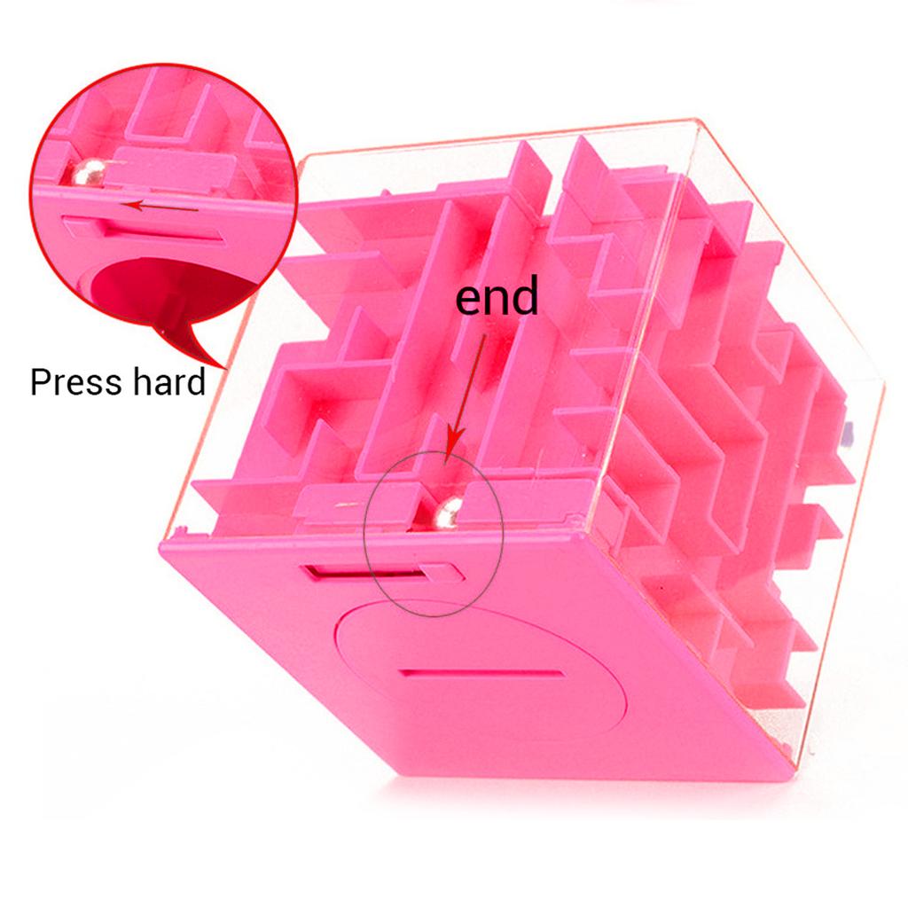 3D Puzzle Maze Case NaIntelligent Fun Brain Game Box Educational Toys for Children