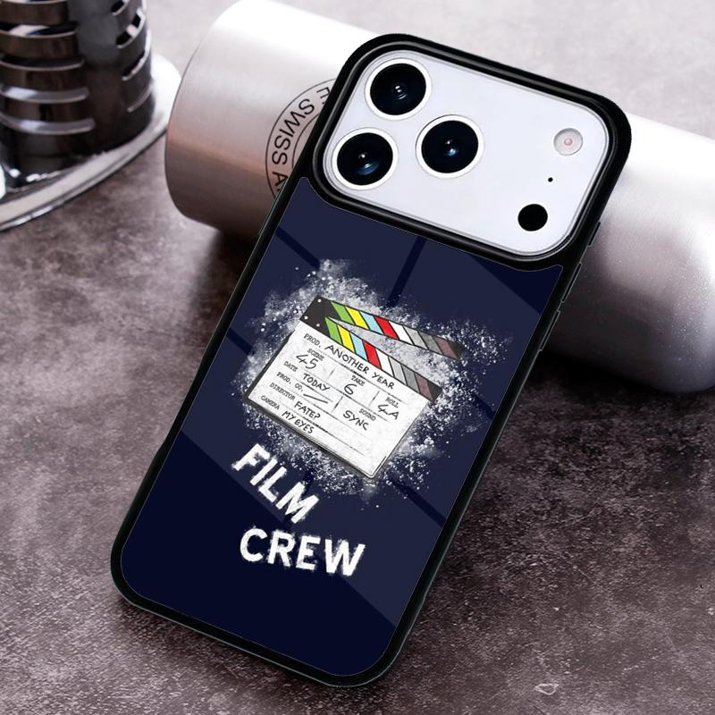 Clapper Board Film Movie Maker Phone Case For iPhone 17 16 15 14 13 12 11 Pro Max Plus 17Air Soft Silicone Cover