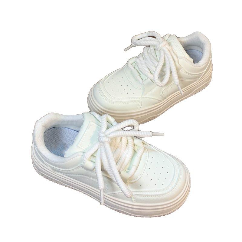 2025 spring new little white shoes women's original design platform casual board shoes versatile chic sports women's shoes