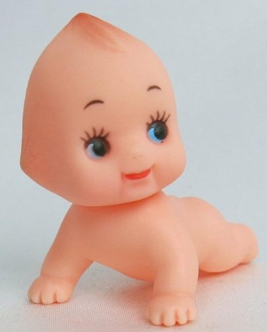 Kewpie 5cm of Japanese-made dolls, crawling, (set 50)