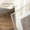 Solid Wood U-Shaped Acrylic Desktop Photo Frame