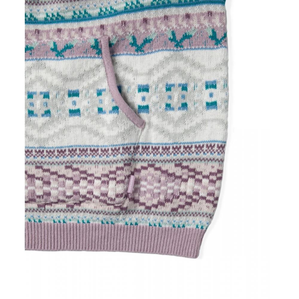 Thisisneverthat Hooded Zip Up Sweater Pink