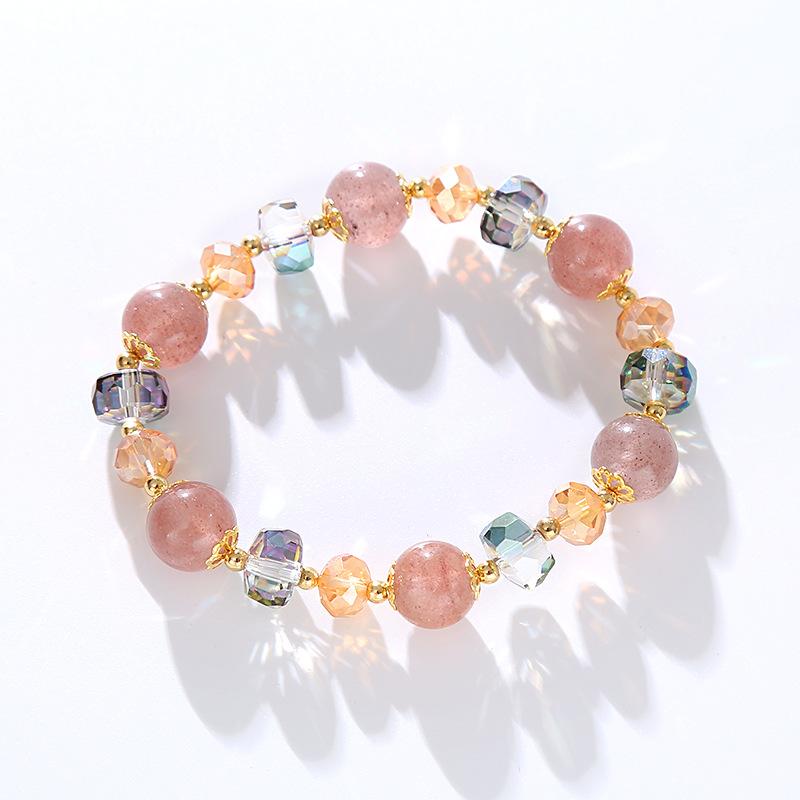 

Crystal Bracelet Strawberry Crystal Bracelet Bangles Women Fashion Jewelry accessories Gift