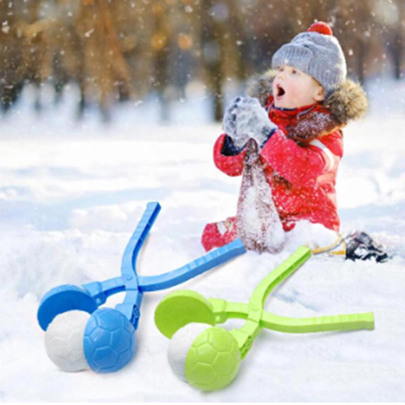 Hot Snowball Maker Plastic Clip Kids Outdoor Sand Snow Ball Mold Toys Fight Duck Snowman Maker Clip Toy for Children
