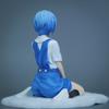 In stock Evangelion girl Rei Ayanami 5.51Inch/14cm can move PVC Sit posture In-vehicle sexy Temptation Cute figure Toys Presents