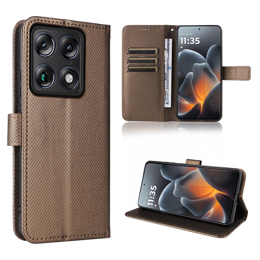 Flip Cover Compatible for Motorola Signature PU Leather Phone Case Full-Body Protection with [RFID Blocking]