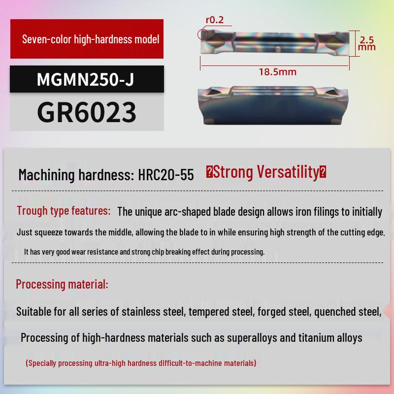 MGGN400/MGMN300/200 CNC Grooving and Parting Cutter Blade