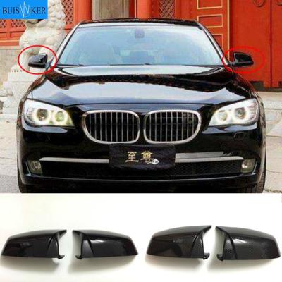 Hupenkappen im M-Stil, hochwertige schwarze Seitenspiegelkappen für BMW 5 6 7 Serie F01 F02 F03 F04 F06 F07 F10 F11 F12 F13